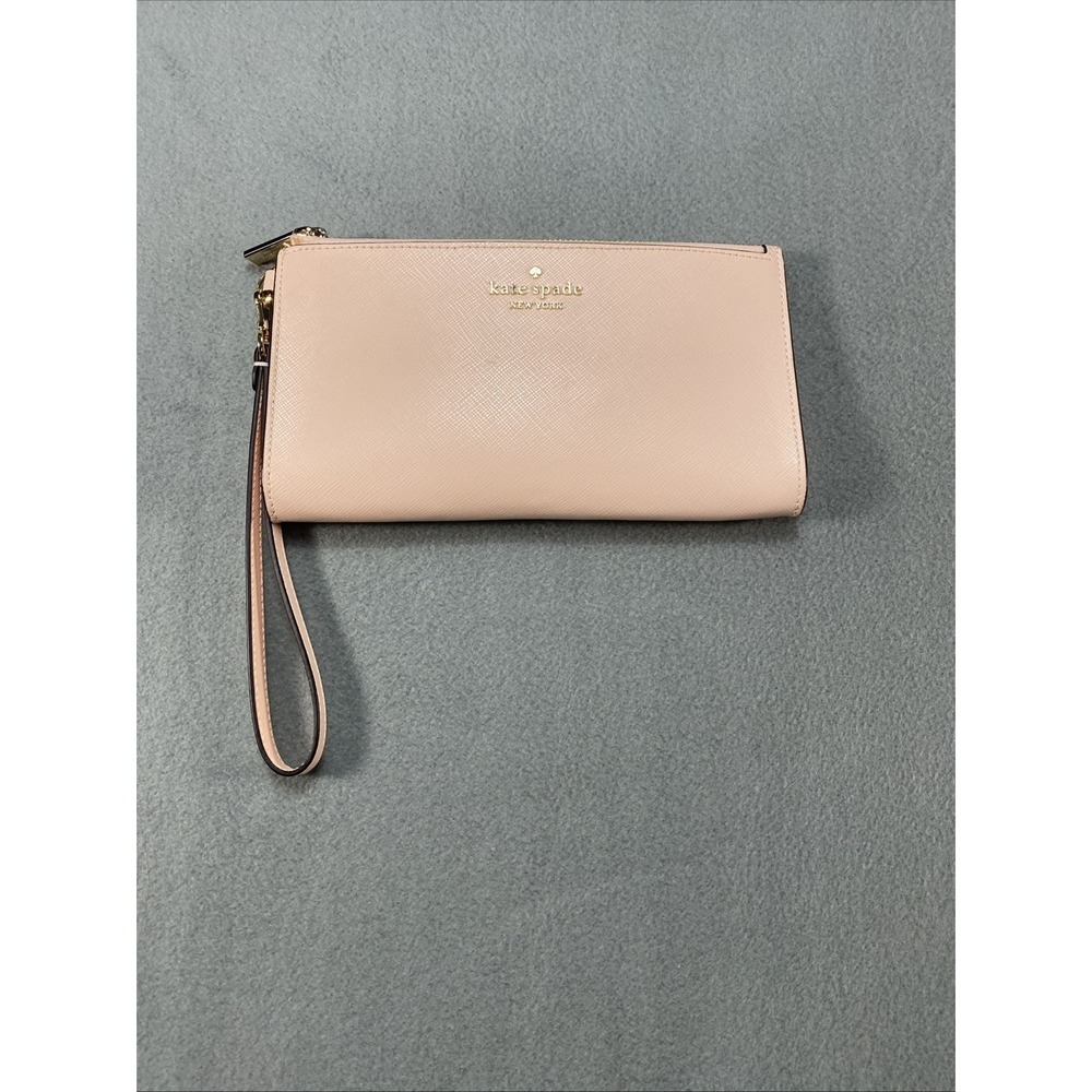 Kate Spade Madison Double Zip Wristlet Chalk Pink NWOT Purse